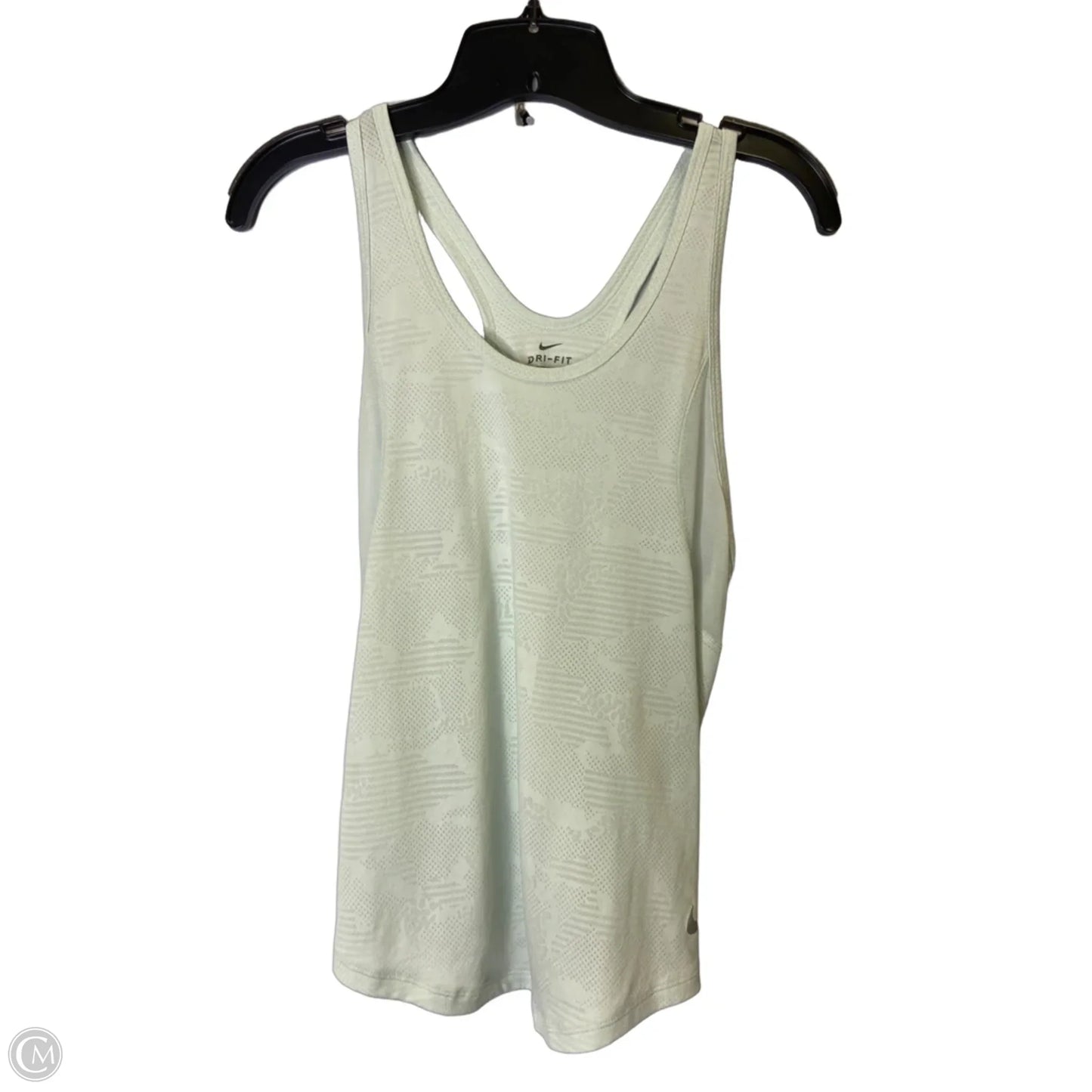Athletic Tank Top By Nike Apparel In Green, Size: M