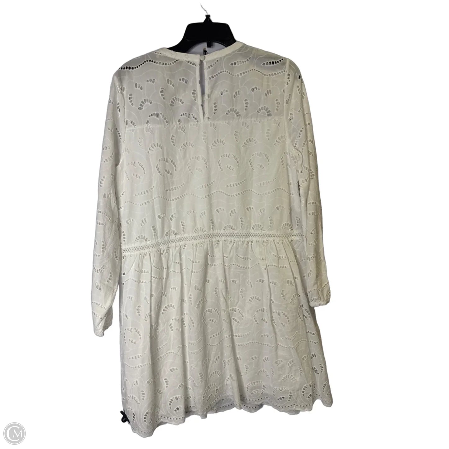 Dress Casual Midi By Loft In White, Size: M