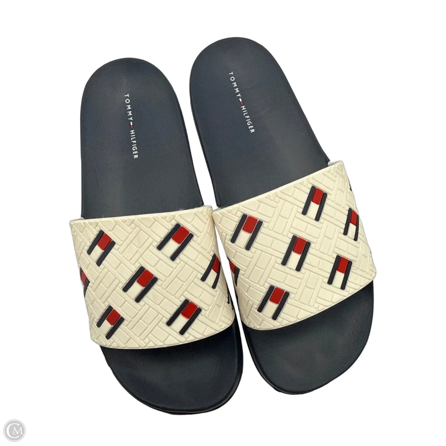 Sandals Flats By Tommy Hilfiger In Navy, Size: 8