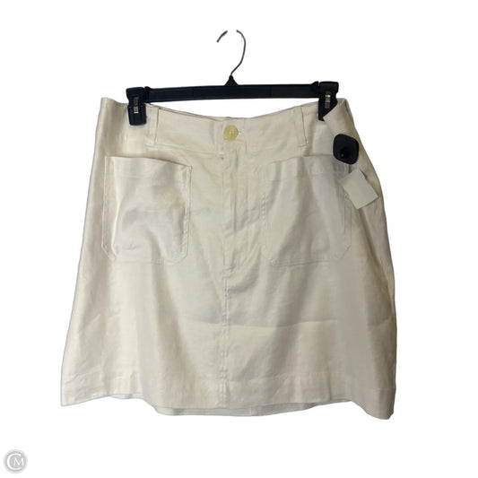 Skirt Mini & Short By Maeve In Cream, Size: Xl