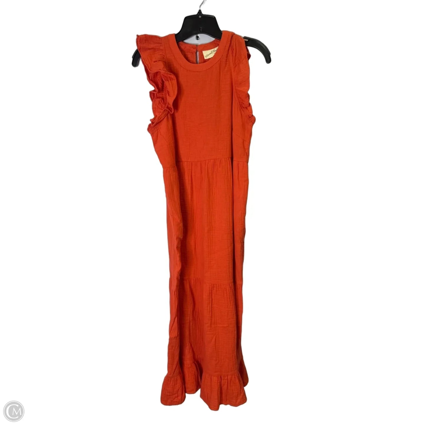 Dress Casual Midi By Universal Thread In Orange, Size: S