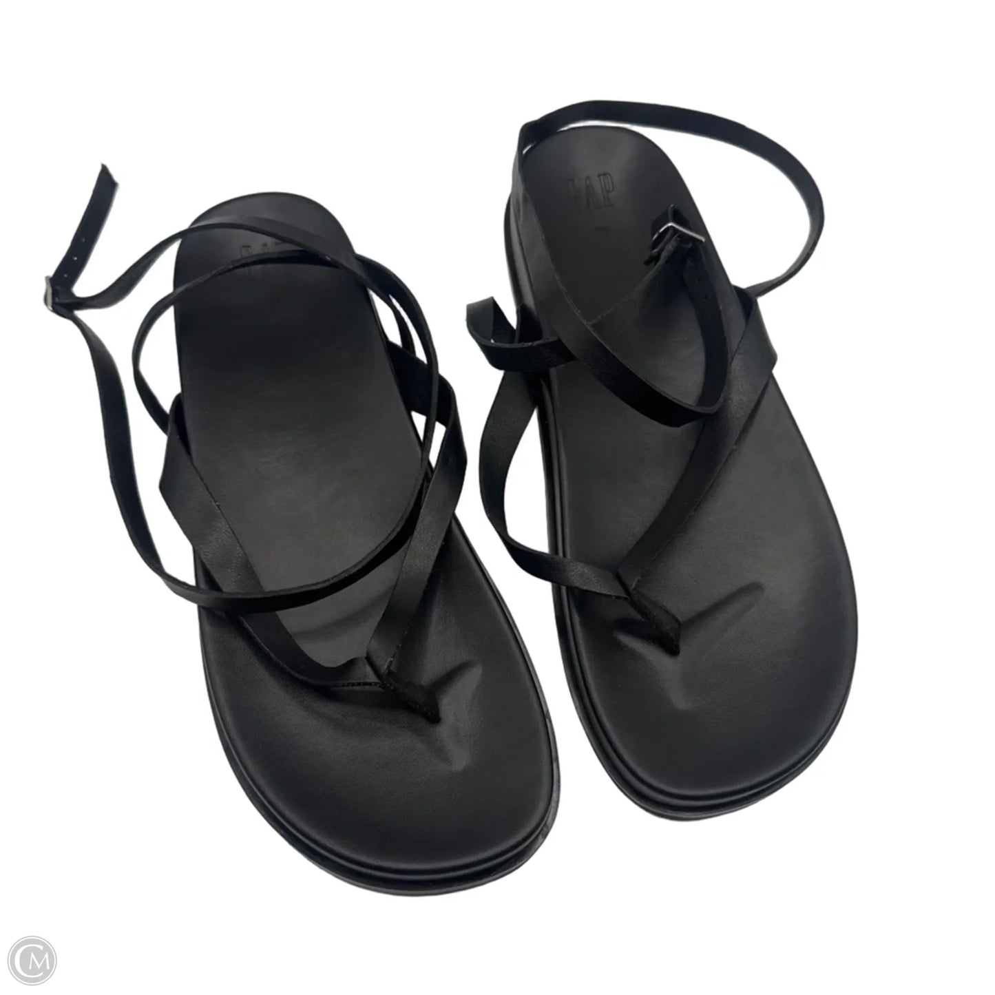 Sandals Flats By Gap In Black, Size: 10