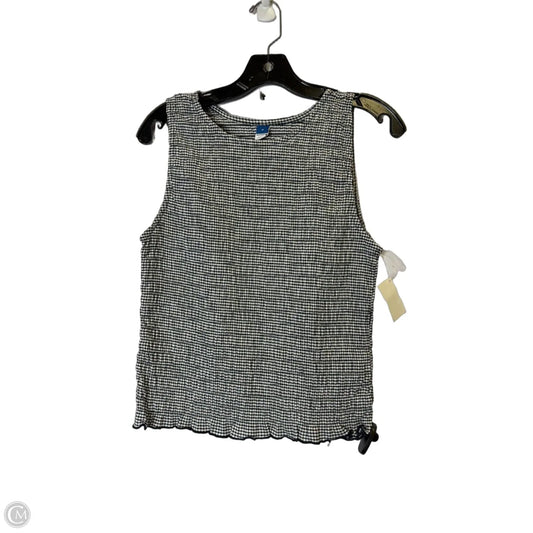 Top Sleeveless By Old Navy In Navy, Size: M