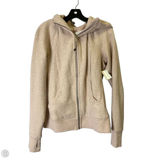 Athletic Jacket By Lululemon In Pink, Size: 8