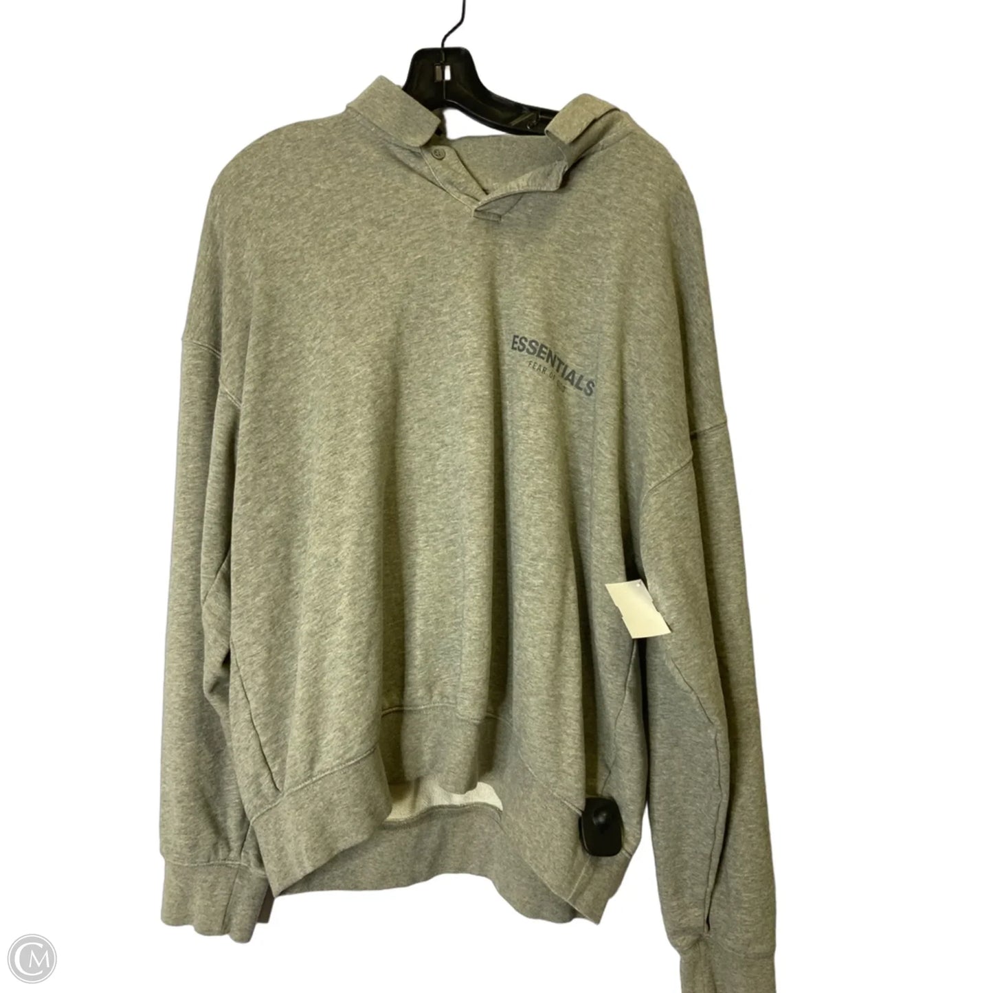 Sweatshirt Collar By Cma In Grey, Size: S