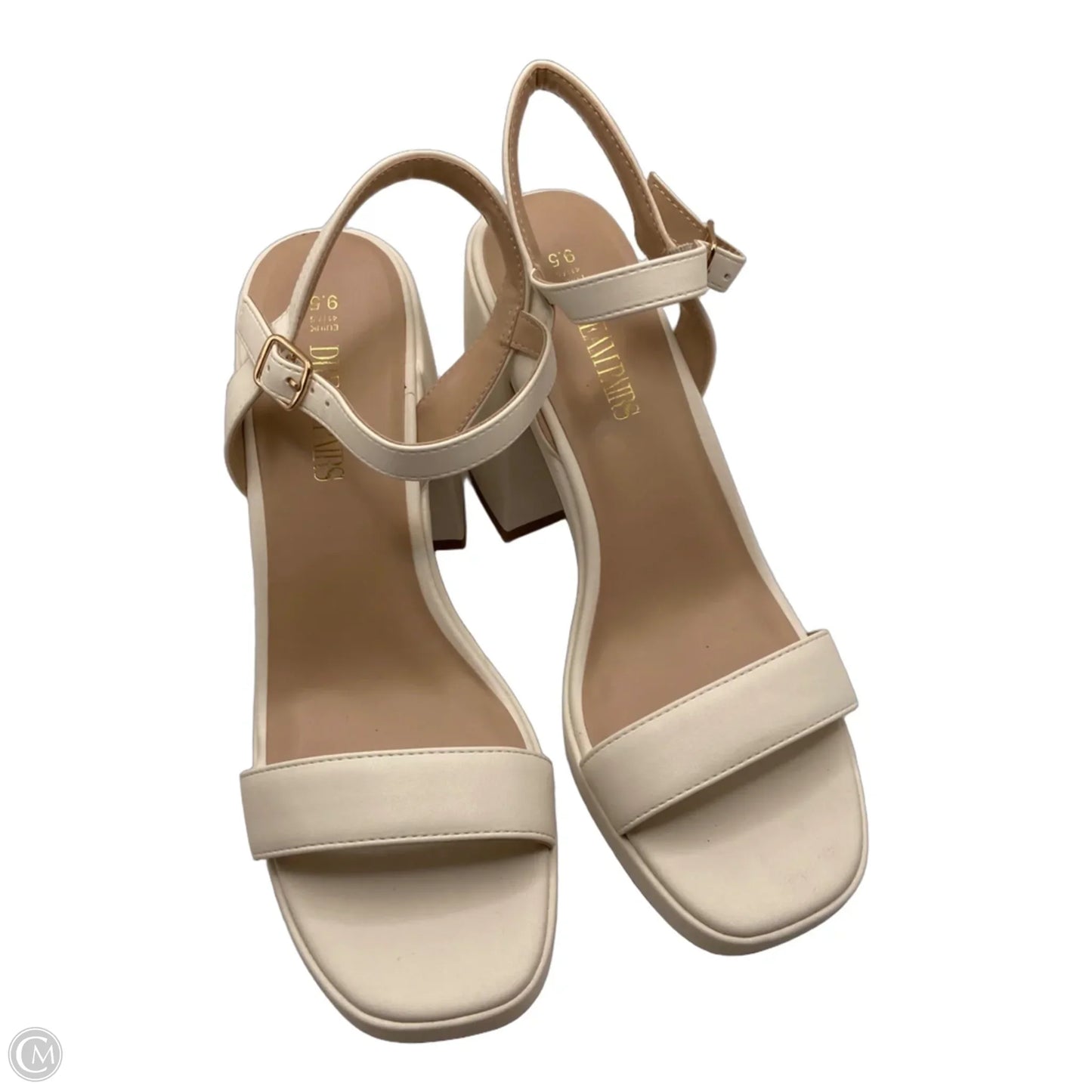Shoes Heels Block By Dream Pairs In White, Size: 9.5