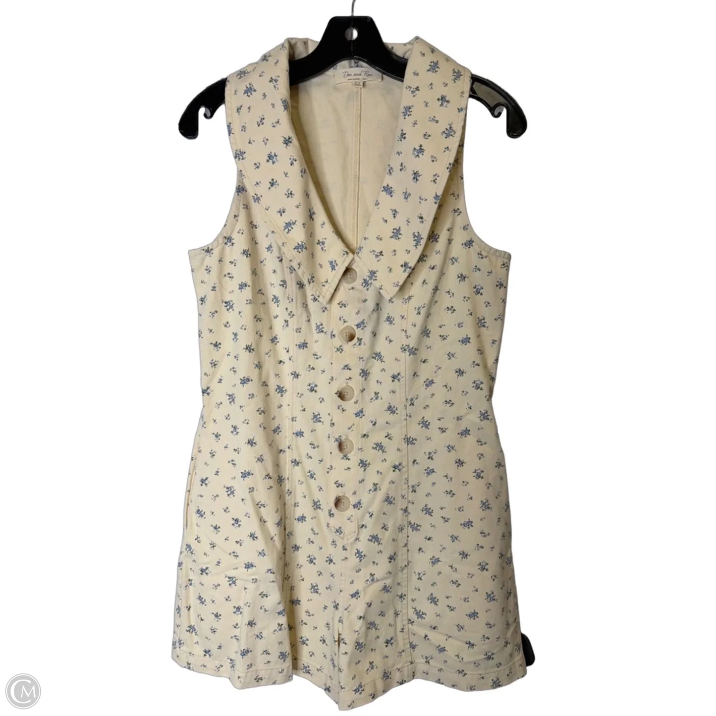 Romper By Doe & Rae In Cream, Size: S