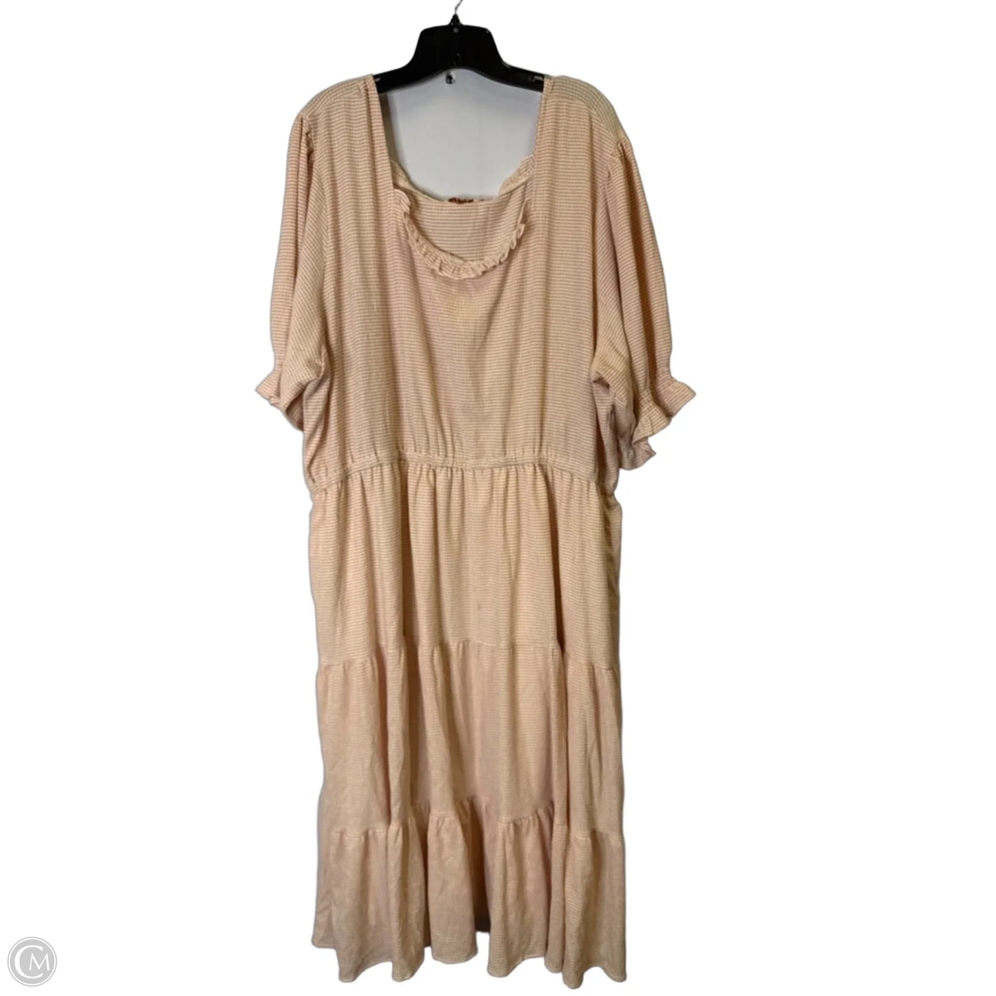 Dress Casual Midi By Cmb In Pink, Size: 4x