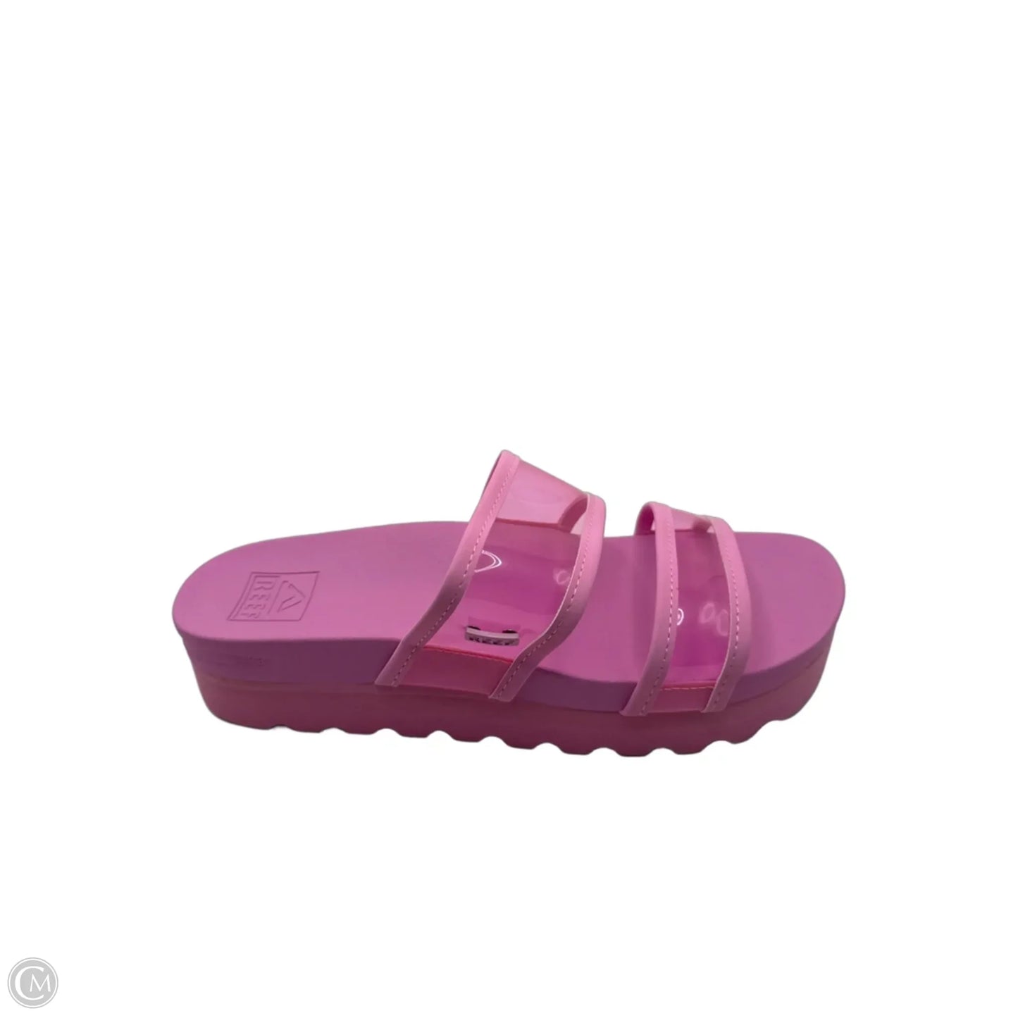 Sandals Heels Platform By Reef In Pink, Size: 8.5