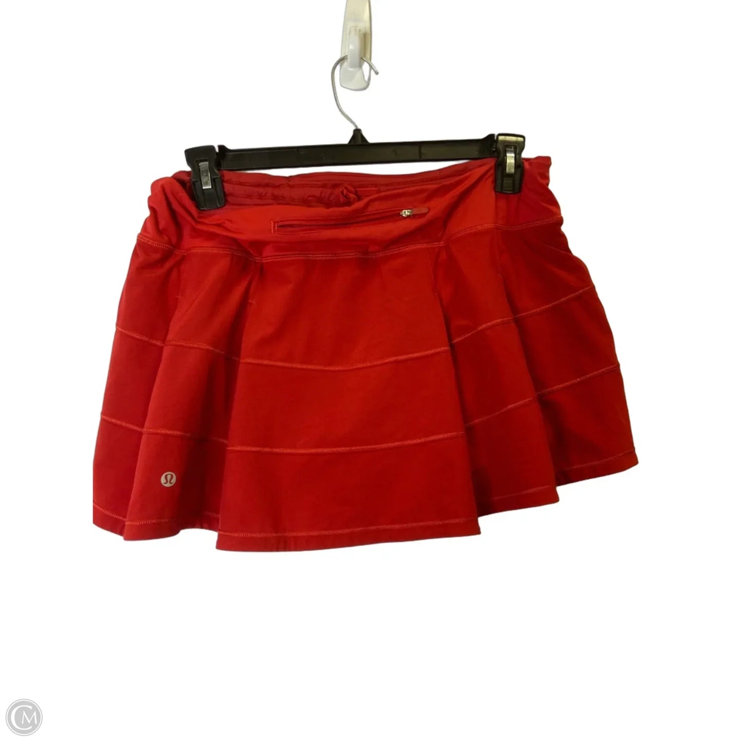 Athletic Skort By Lululemon In Red, Size: 12