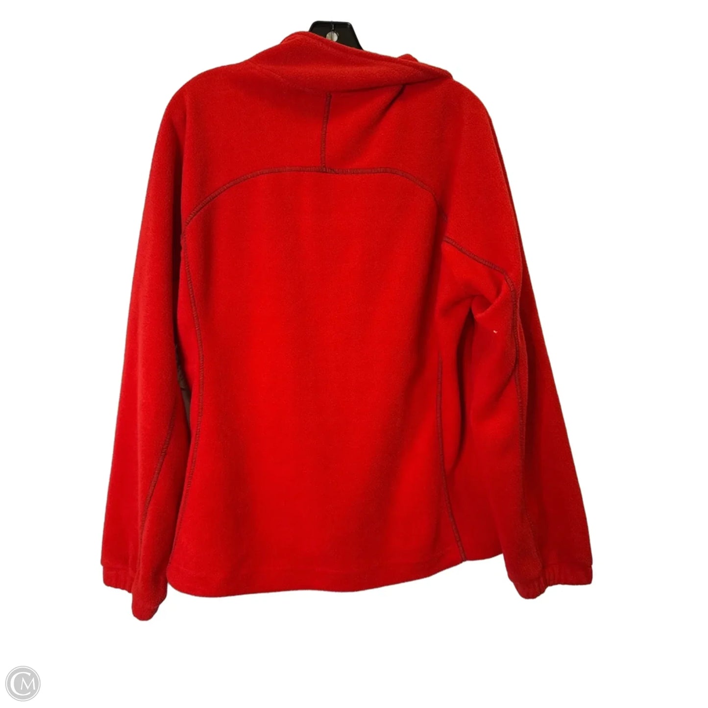 Jacket Fleece By Clothes Mentor In Red, Size: Xl