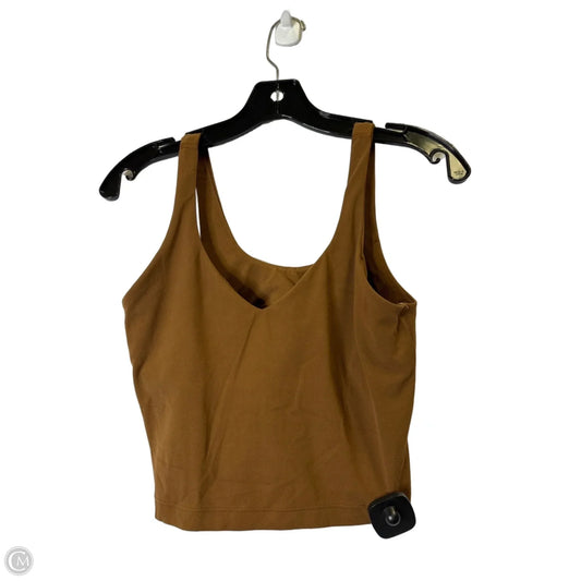 Athletic Tank Top By Lululemon In Brown, Size: 8