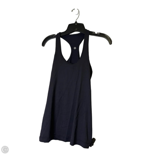 Athletic Tank Top By Lululemon In Navy, Size: S