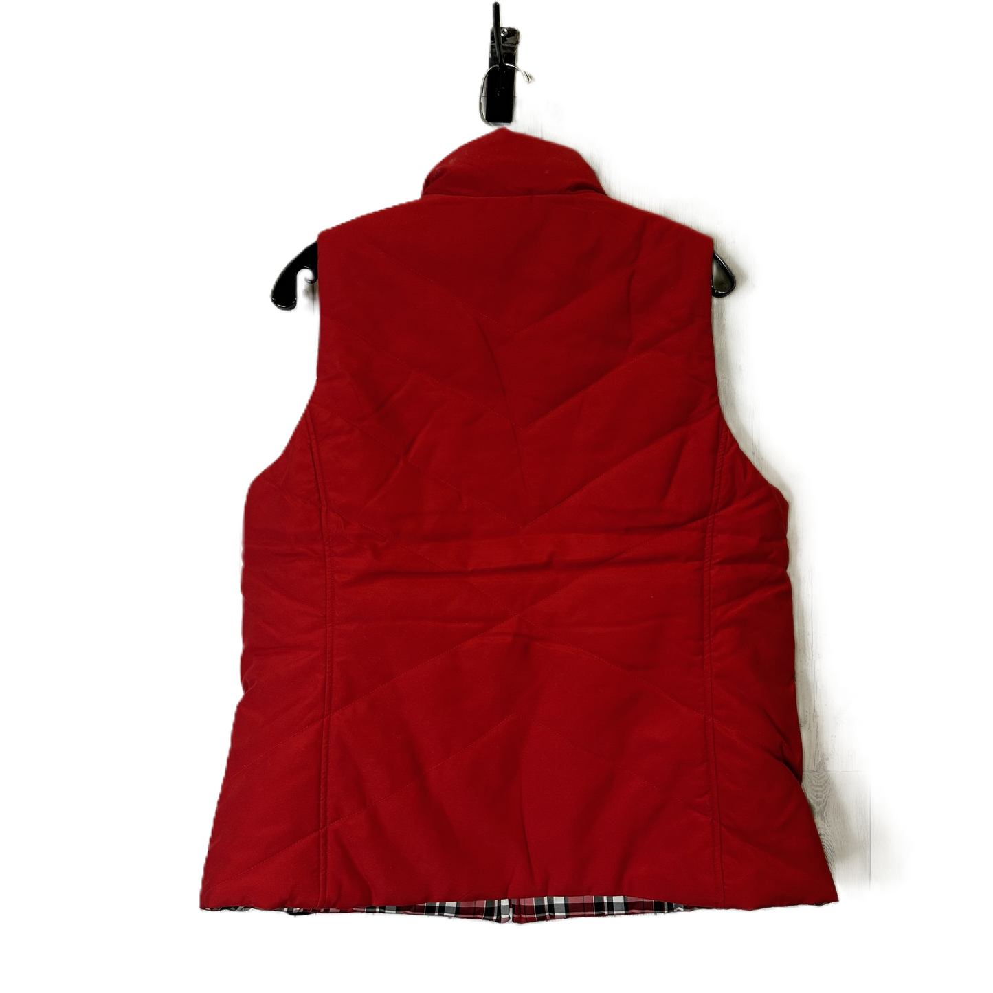 Vest Puffer & Quilted By Jones New York In Red, Size: L