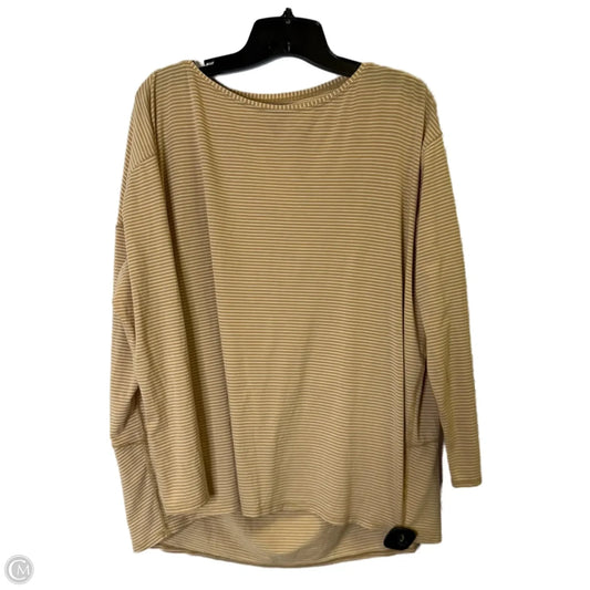 Athletic Top Long Sleeve Crewneck By Lululemon In Cream, Size: L