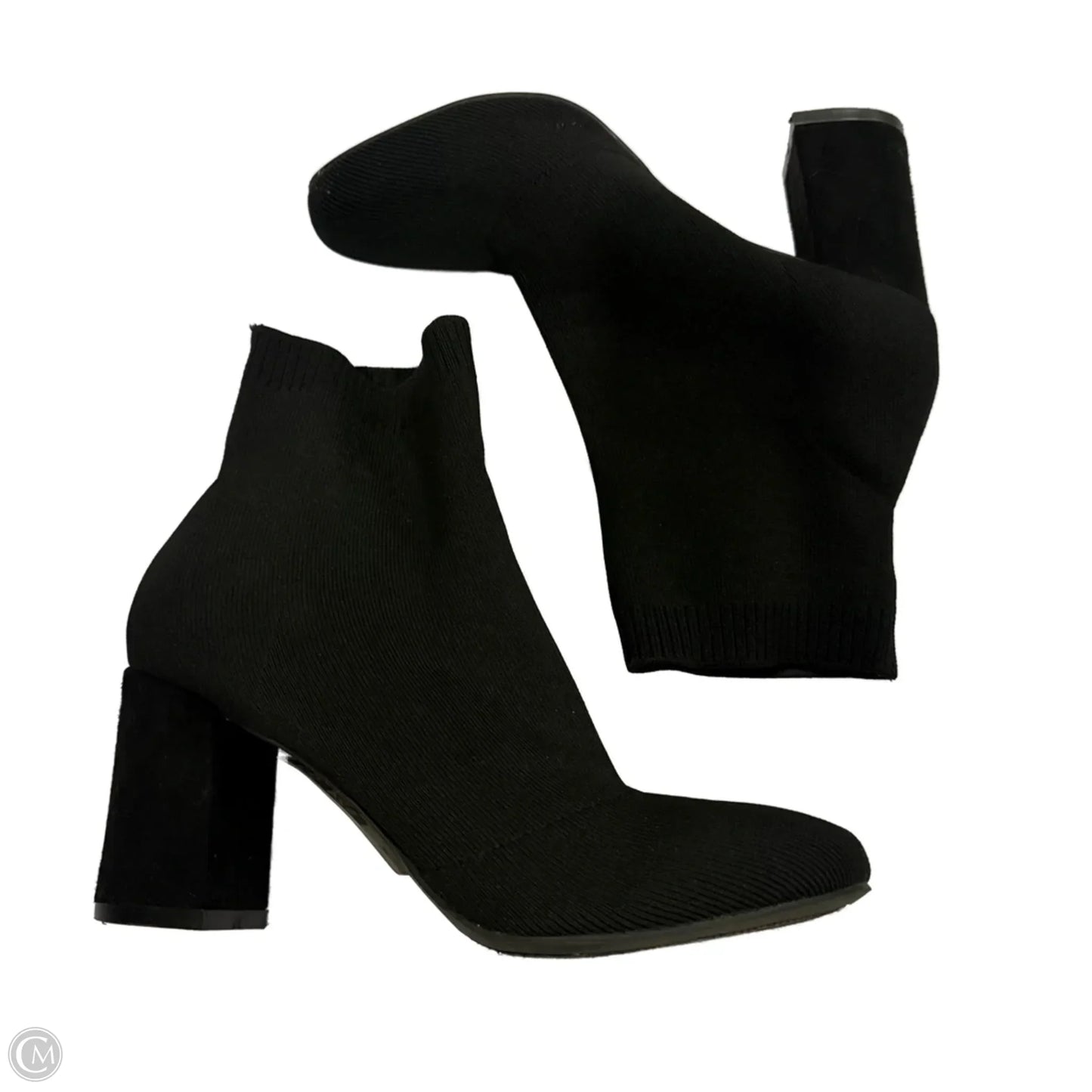 Boots Ankle Heels By Mia In Black, Size: 10