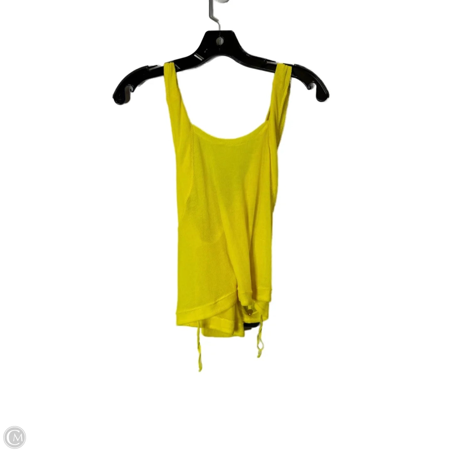 Athletic Tank Top By Free People In Yellow, Size: S