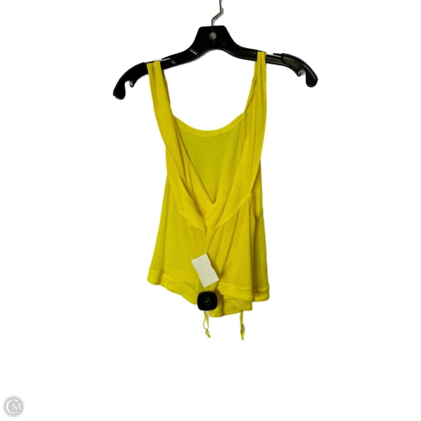 Athletic Tank Top By Free People In Yellow, Size: S