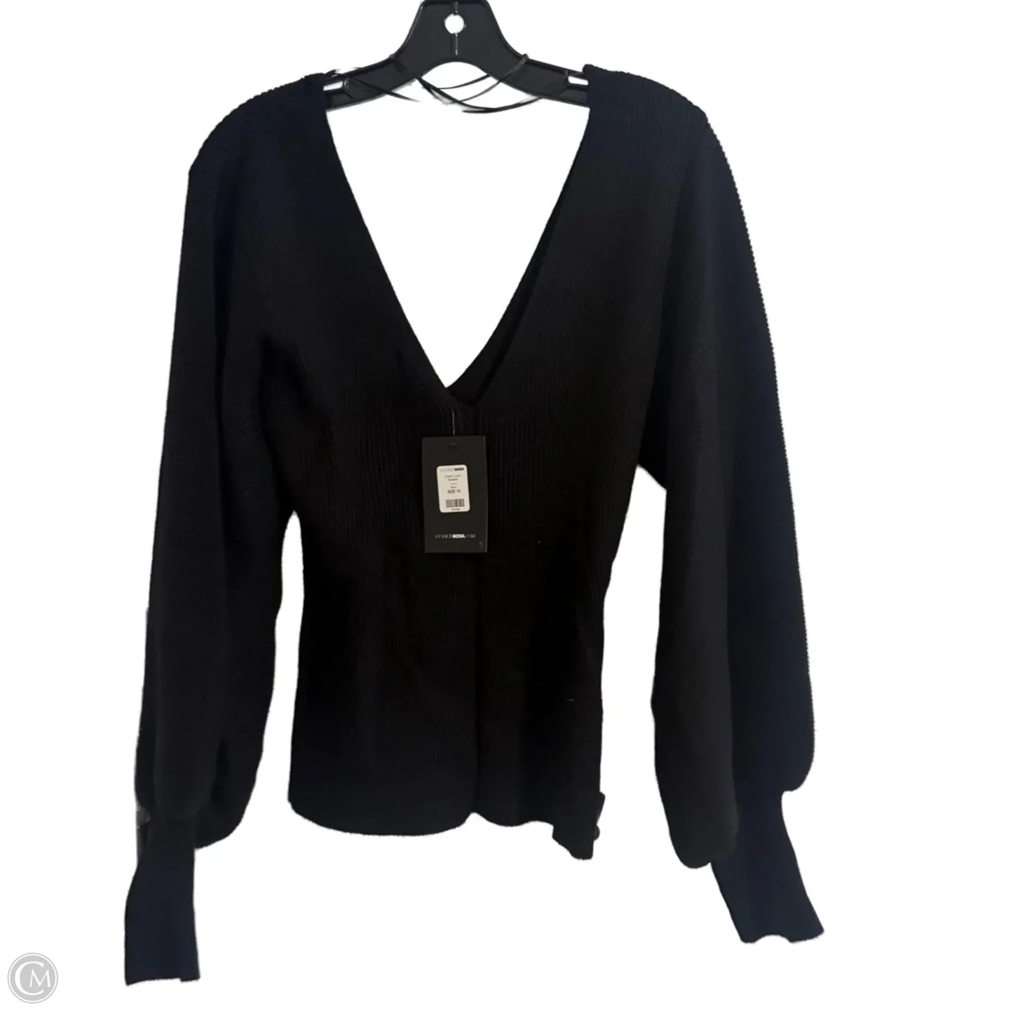 Sweater By Fashion Nova In Black, Size: 1x