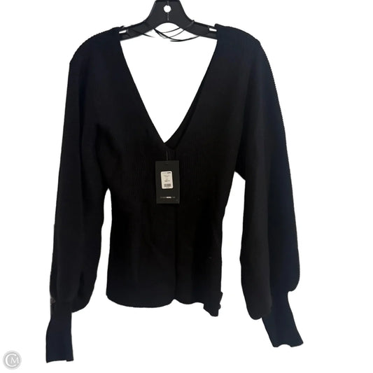 Sweater By Fashion Nova In Black, Size: 1x