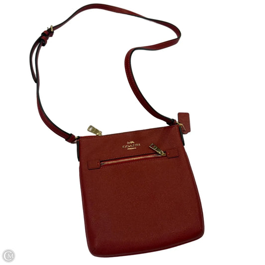 Crossbody Designer By Coach, Size: Small
