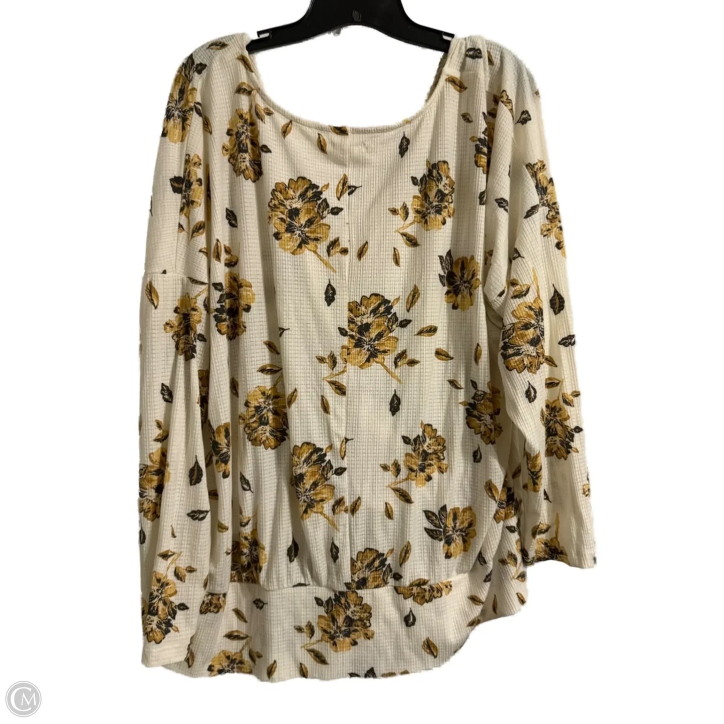 Top Long Sleeve By Maurices In Cream, Size: 2x