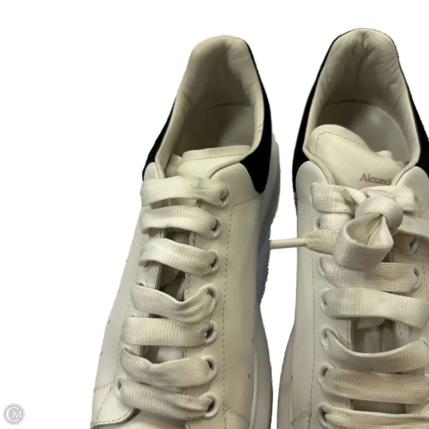 Shoes Luxury Designer By Alexander Mcqueen In White, Size: 9