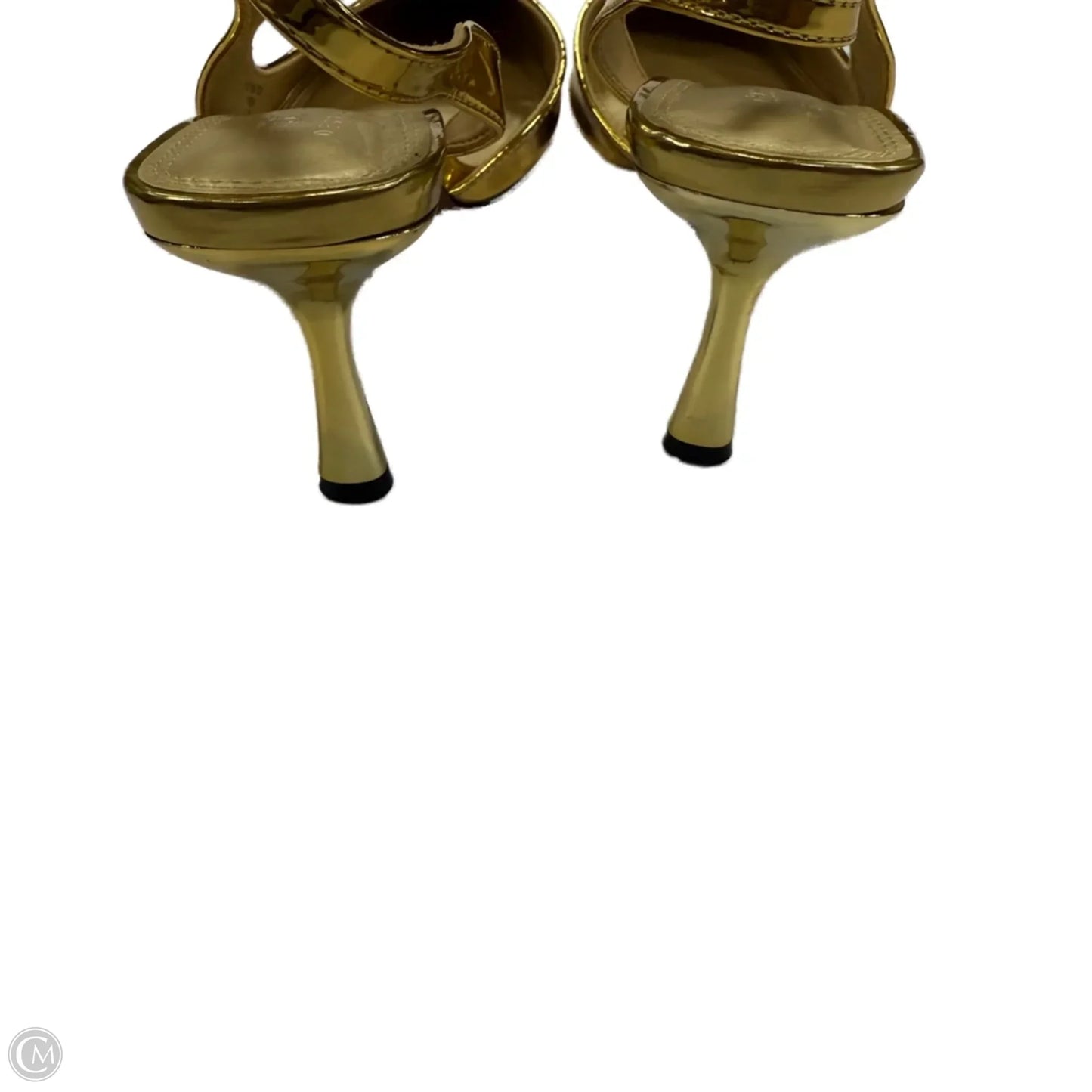 Shoes Heels Stiletto By Asos In Gold, Size: 12