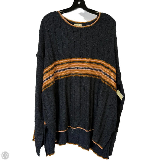Sweater By Easel In Navy, Size: 3x