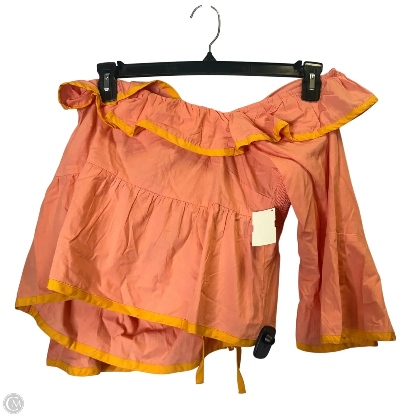 Top Long Sleeve By Maeve In Peach, Size: M