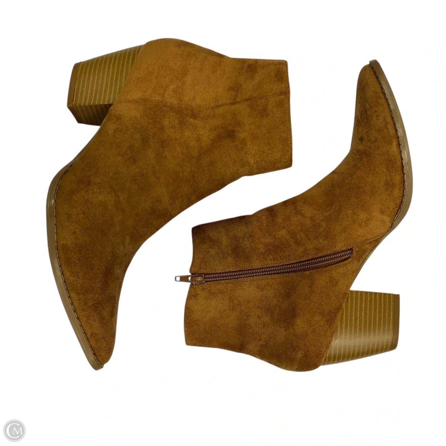 Boots Ankle Heels By Lulus In Brown, Size: 10