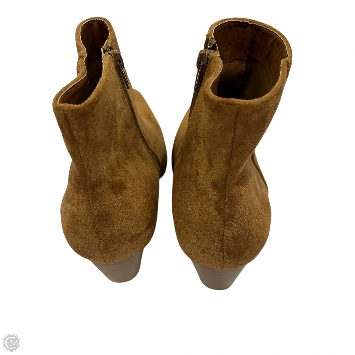 Boots Ankle Heels By Lulus In Brown, Size: 10