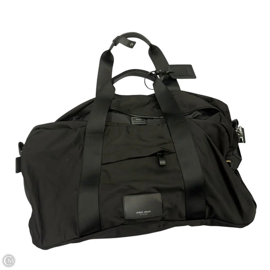 Duffle And Weekender Luxury Designer By Giorgio Armani, Size: Large