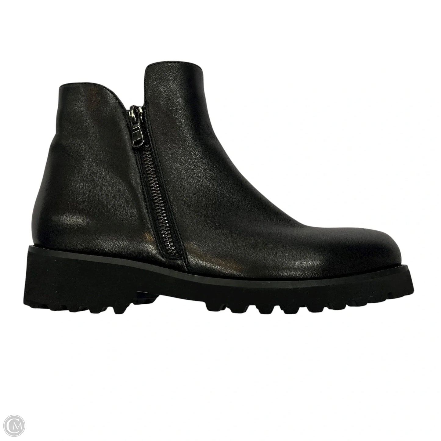 Boots Ankle Flats By Vaneli In Black, Size: 7