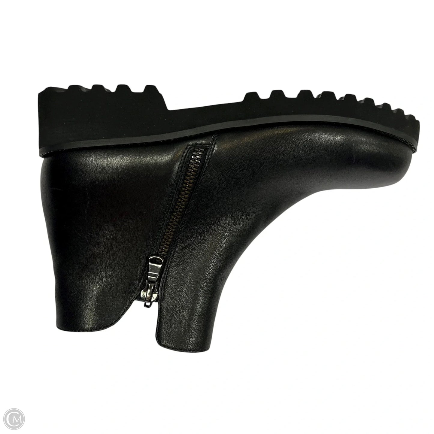 Boots Ankle Flats By Vaneli In Black, Size: 7