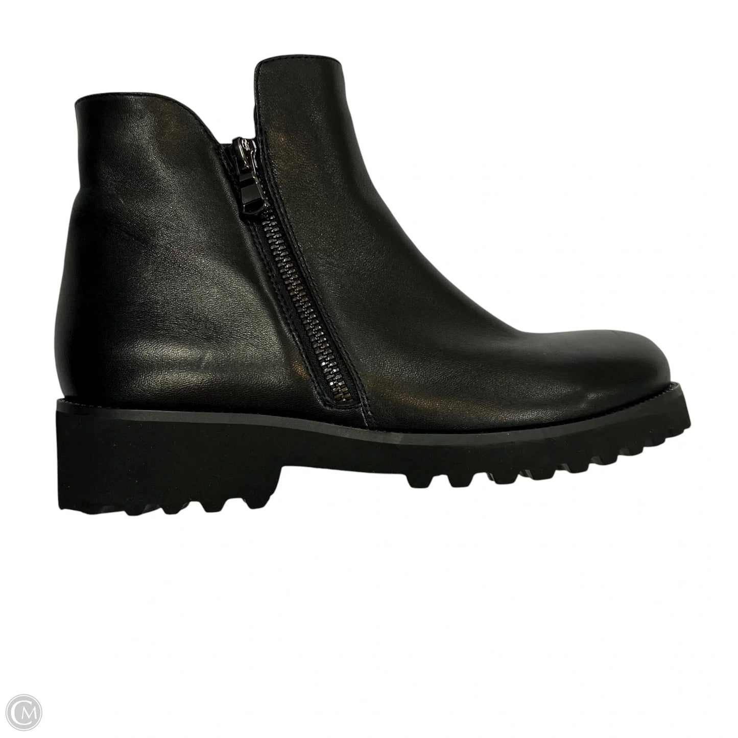 Boots Ankle Flats By Vaneli In Black, Size: 7