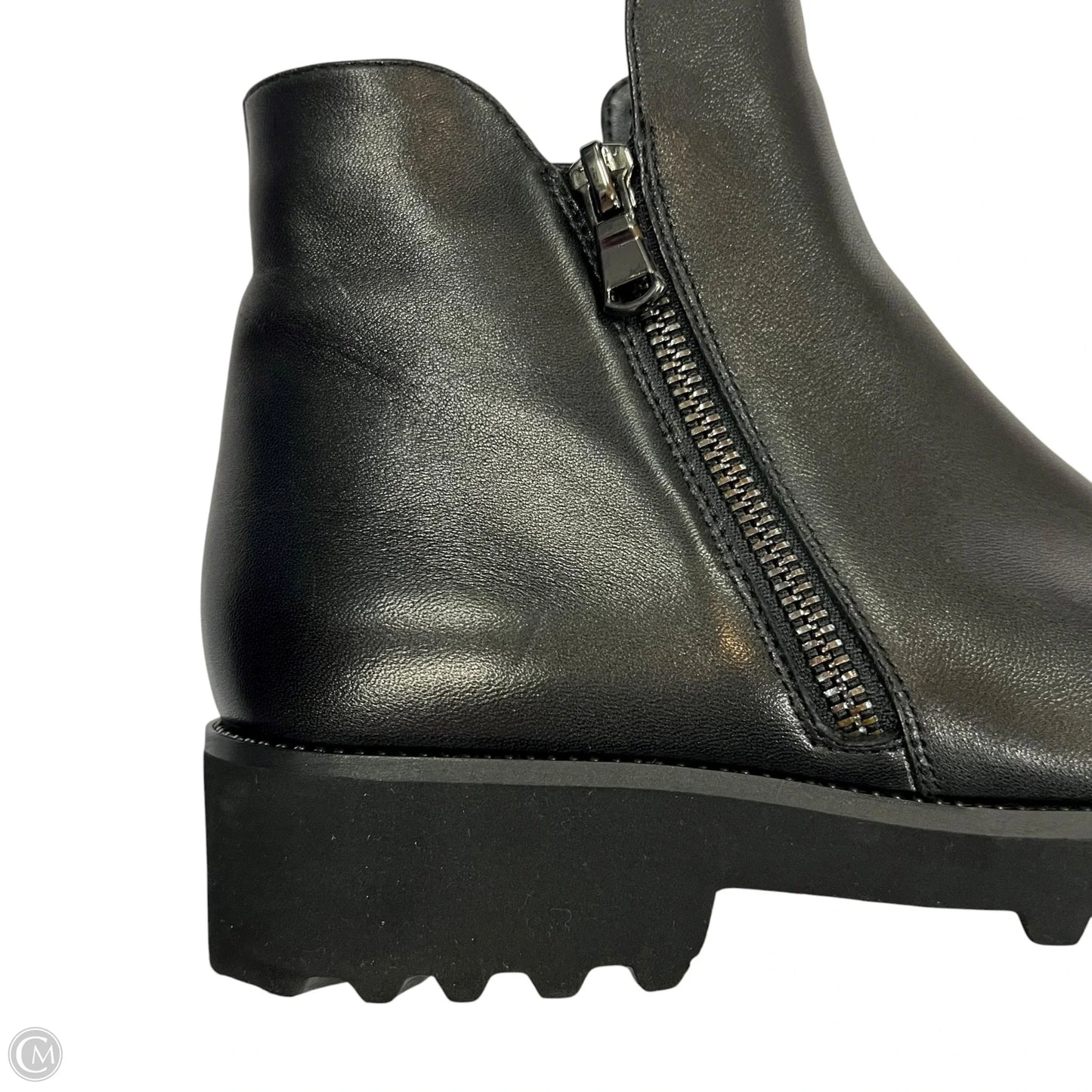 Boots Ankle Flats By Vaneli In Black, Size: 7