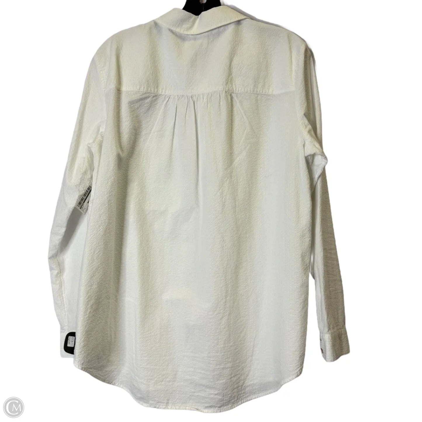 Top Long Sleeve By Pilcro In White, Size: L