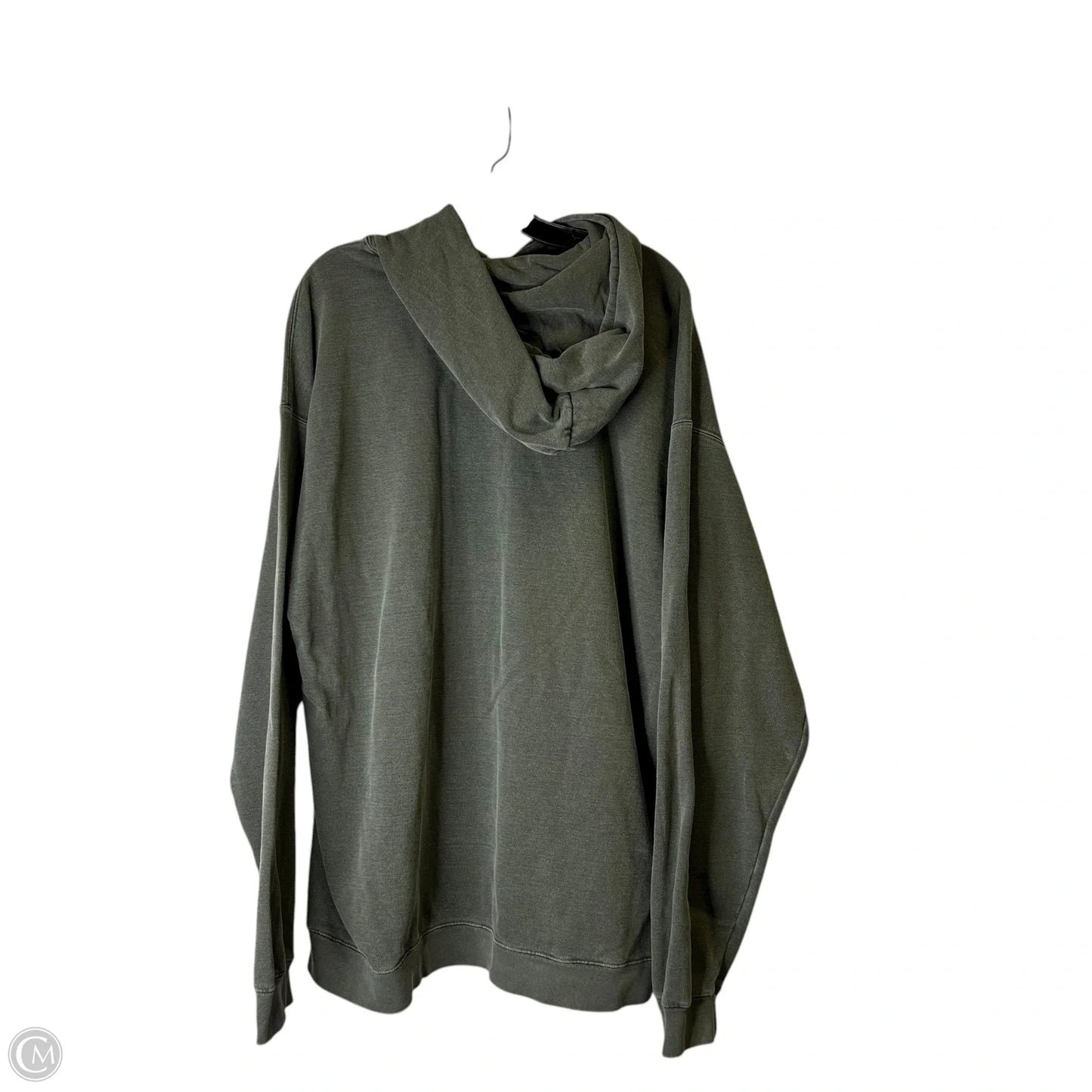 Sweatshirt Hoodie By Comfort Colors In Grey, Size: 2x