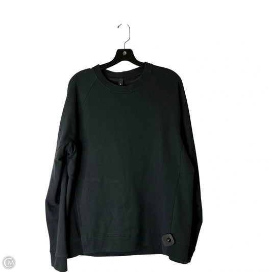 Athletic Sweatshirt Crewneck By Lululemon In Black, Size: L