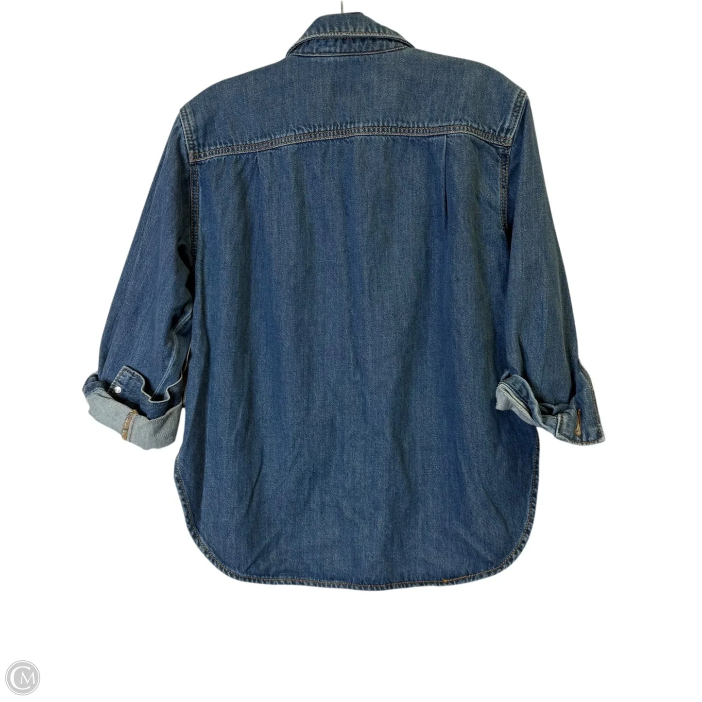 Jacket Denim By Loft In Blue Denim, Size: S