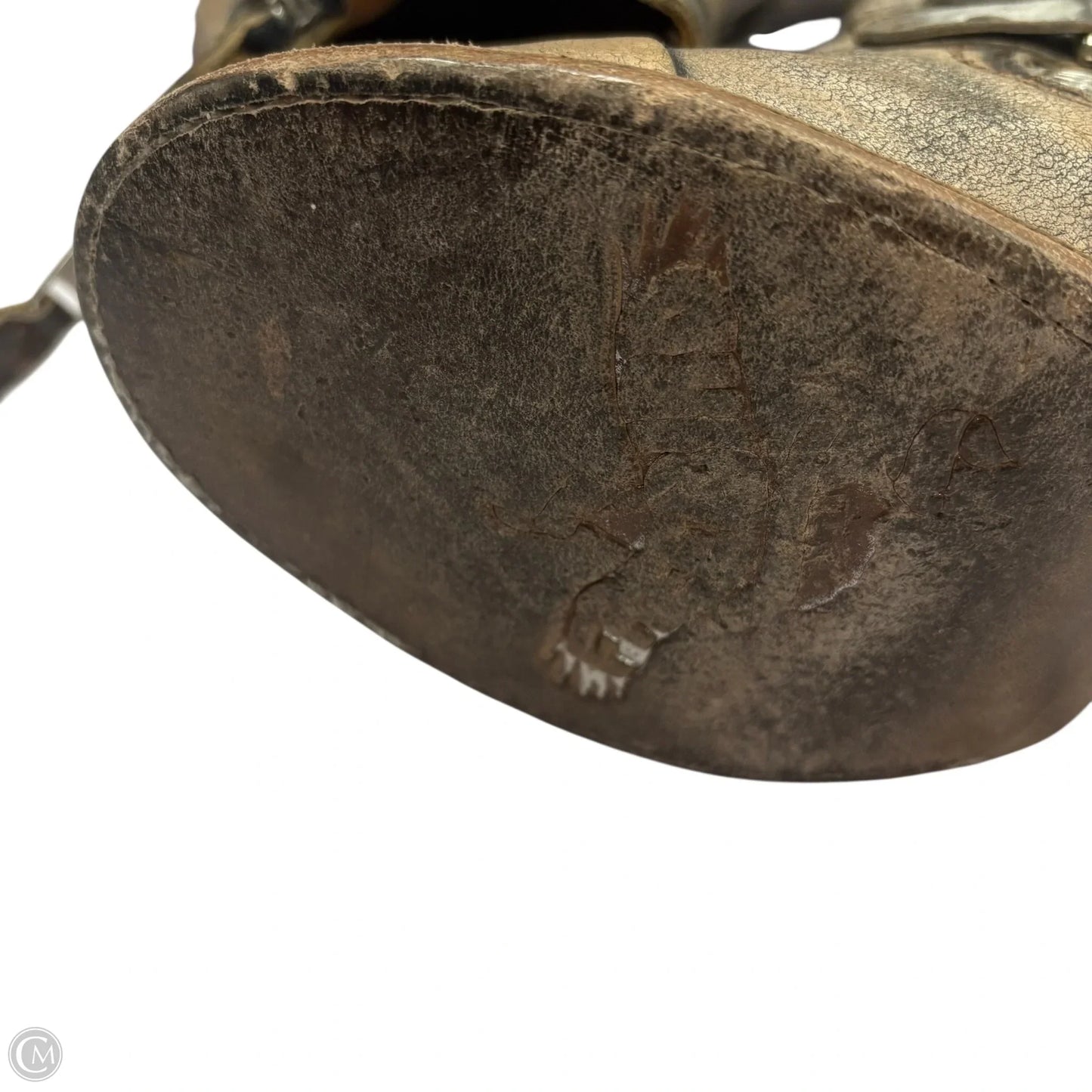 Boots Ankle Heels By Freebird In Grey, Size: 8