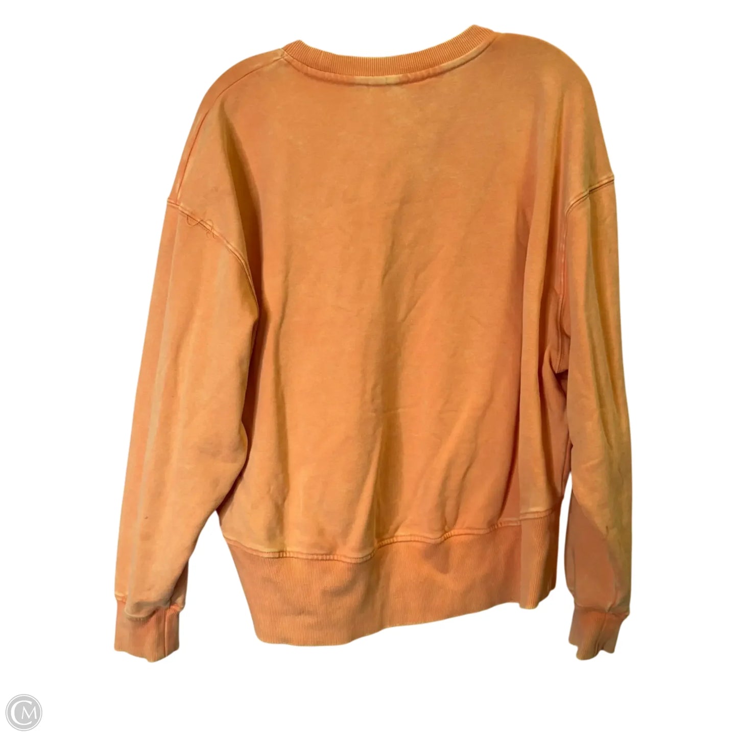 Athletic Sweatshirt Crewneck By Joy Lab In Orange, Size: L