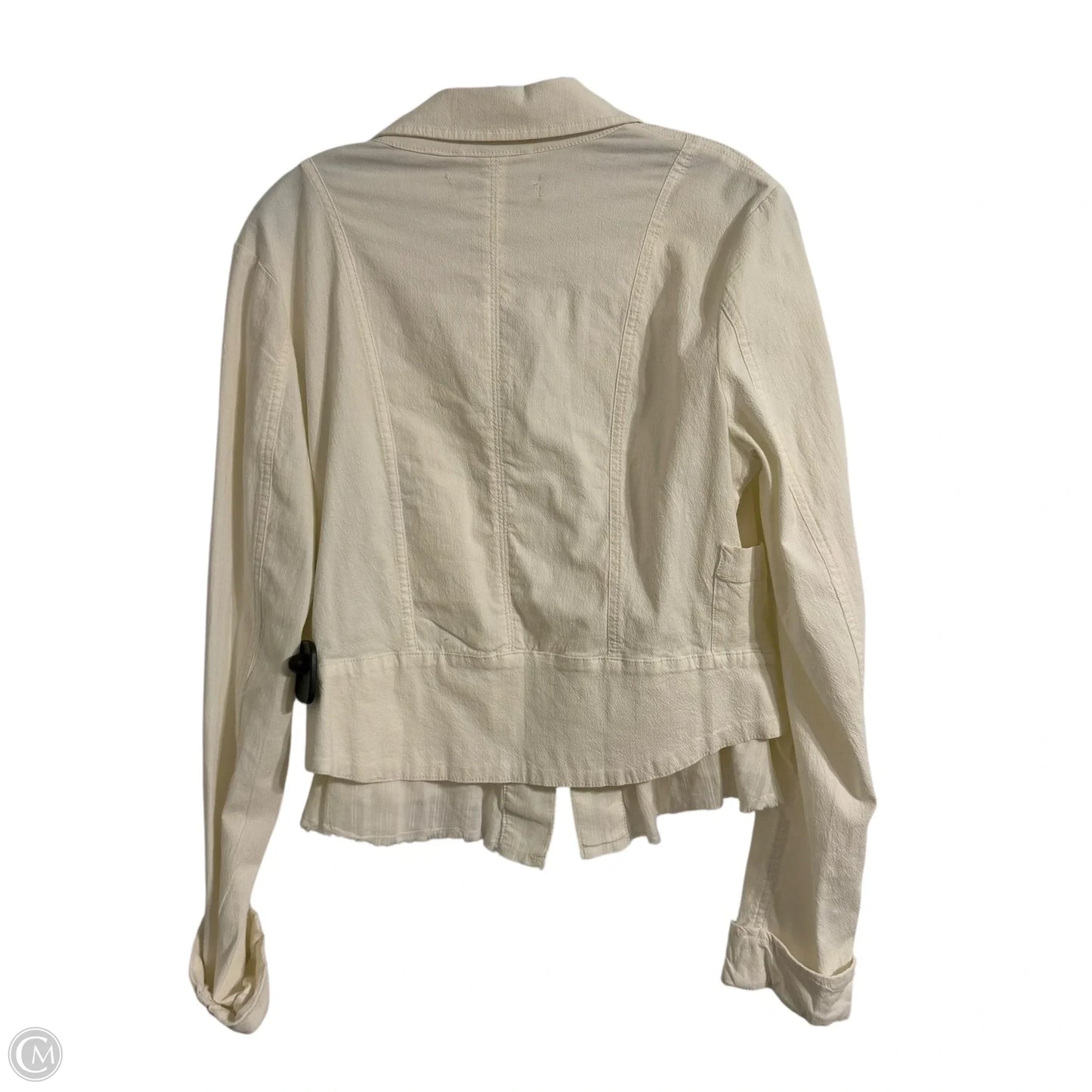 Jacket Shirt By Free People In Cream, Size: M