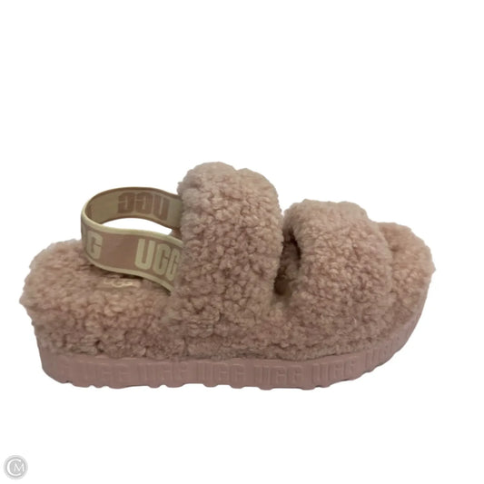 Shoes Designer By Ugg In Pink, Size: 7