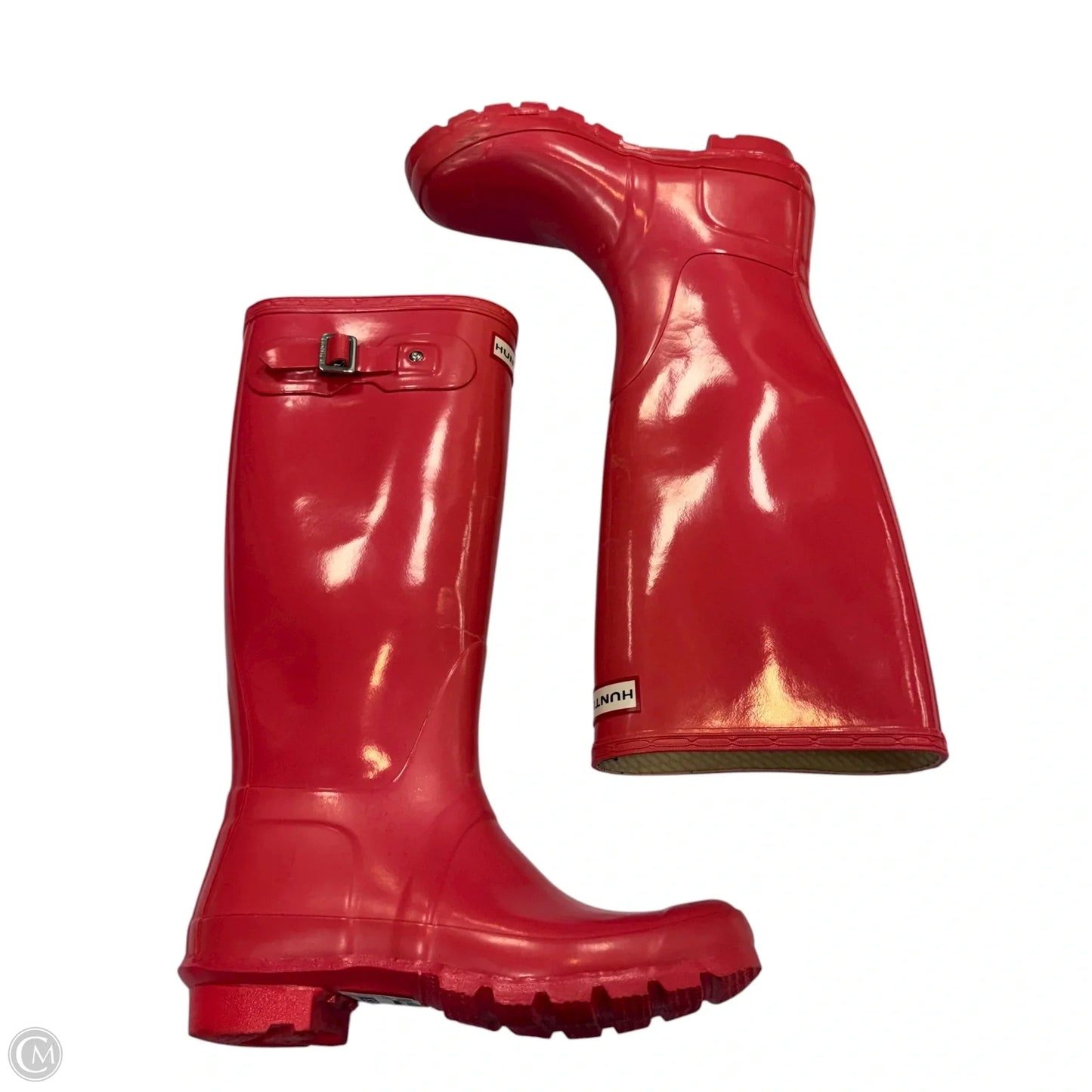 Boots Rain By Hunter In Pink, Size: 7