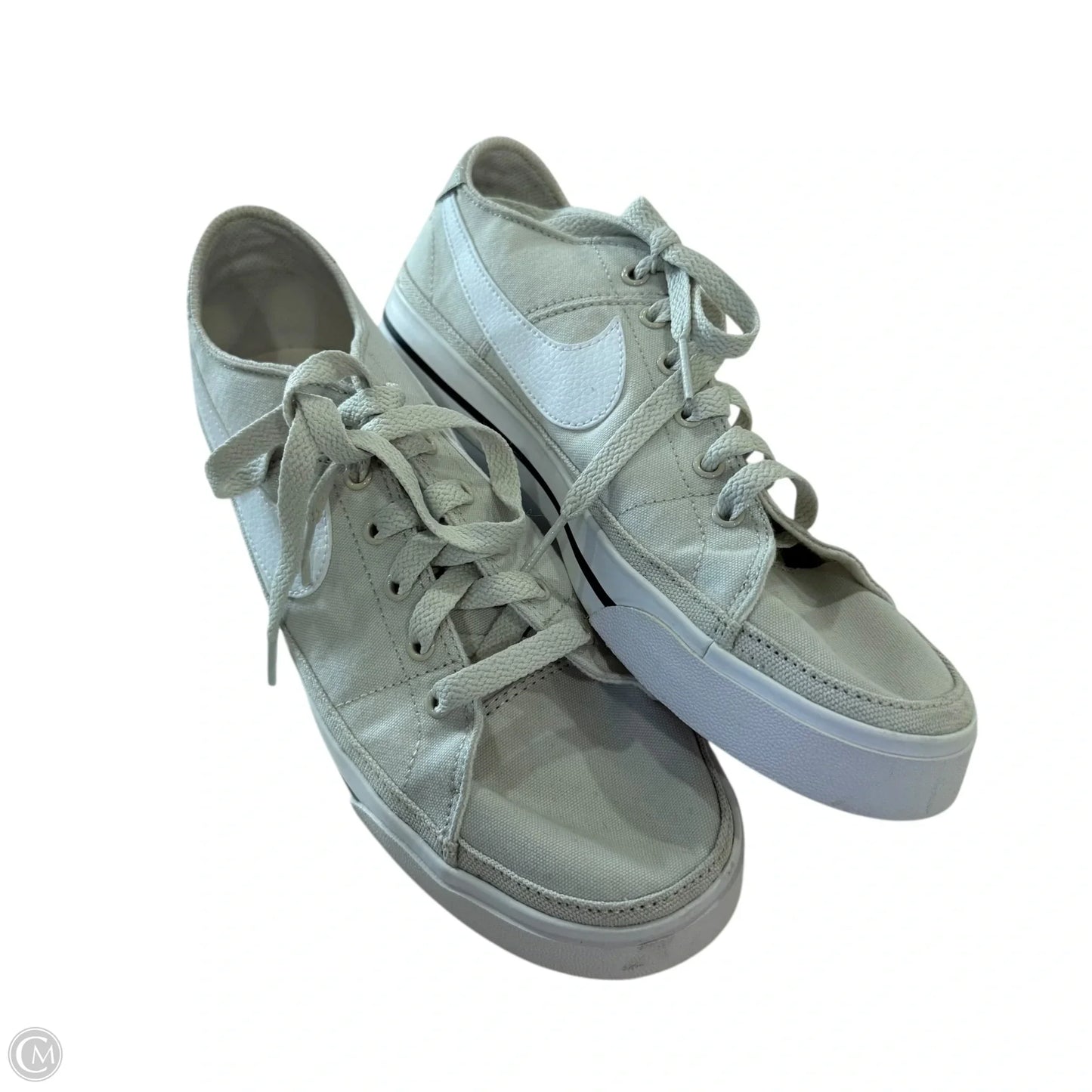 Shoes Sneakers By Nike In Grey, Size: 9.5