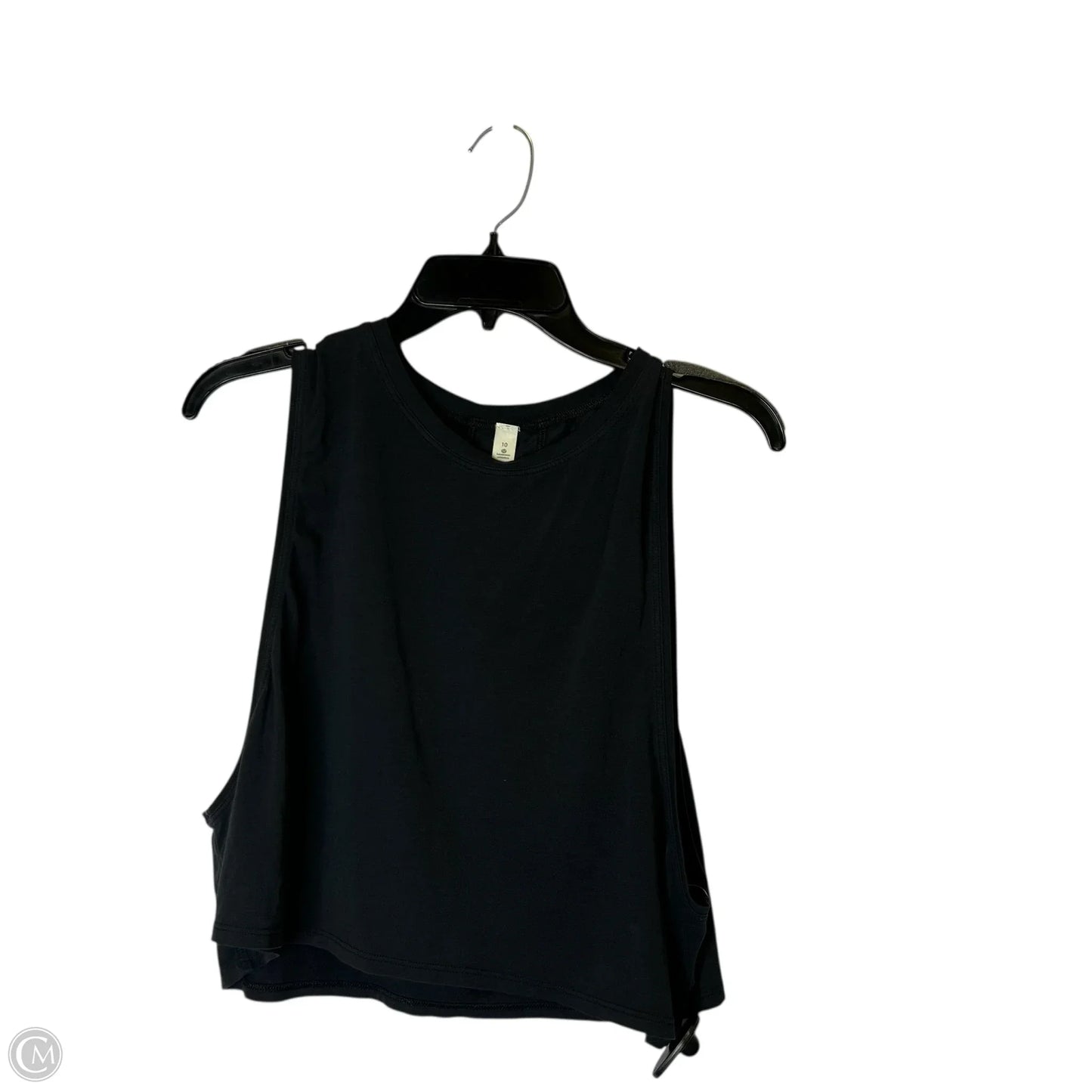 Athletic Tank Top By Lululemon In Black, Size: 10