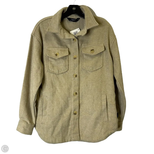 Jacket Shirt By Members Mark In Cream, Size: Xs