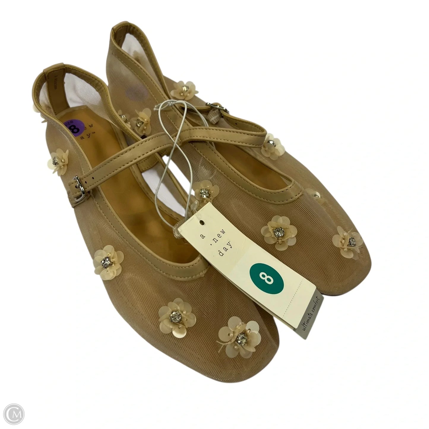 Shoes Flats By A New Day In Cream, Size: 8